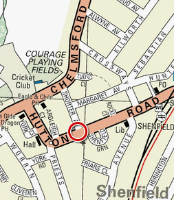 Location of Brentwood Meeting House